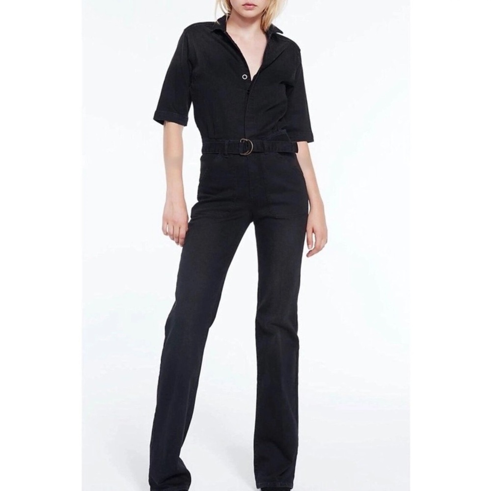 CLEAR OUT SALE Ba&sh Black Denim Jumpsuit
